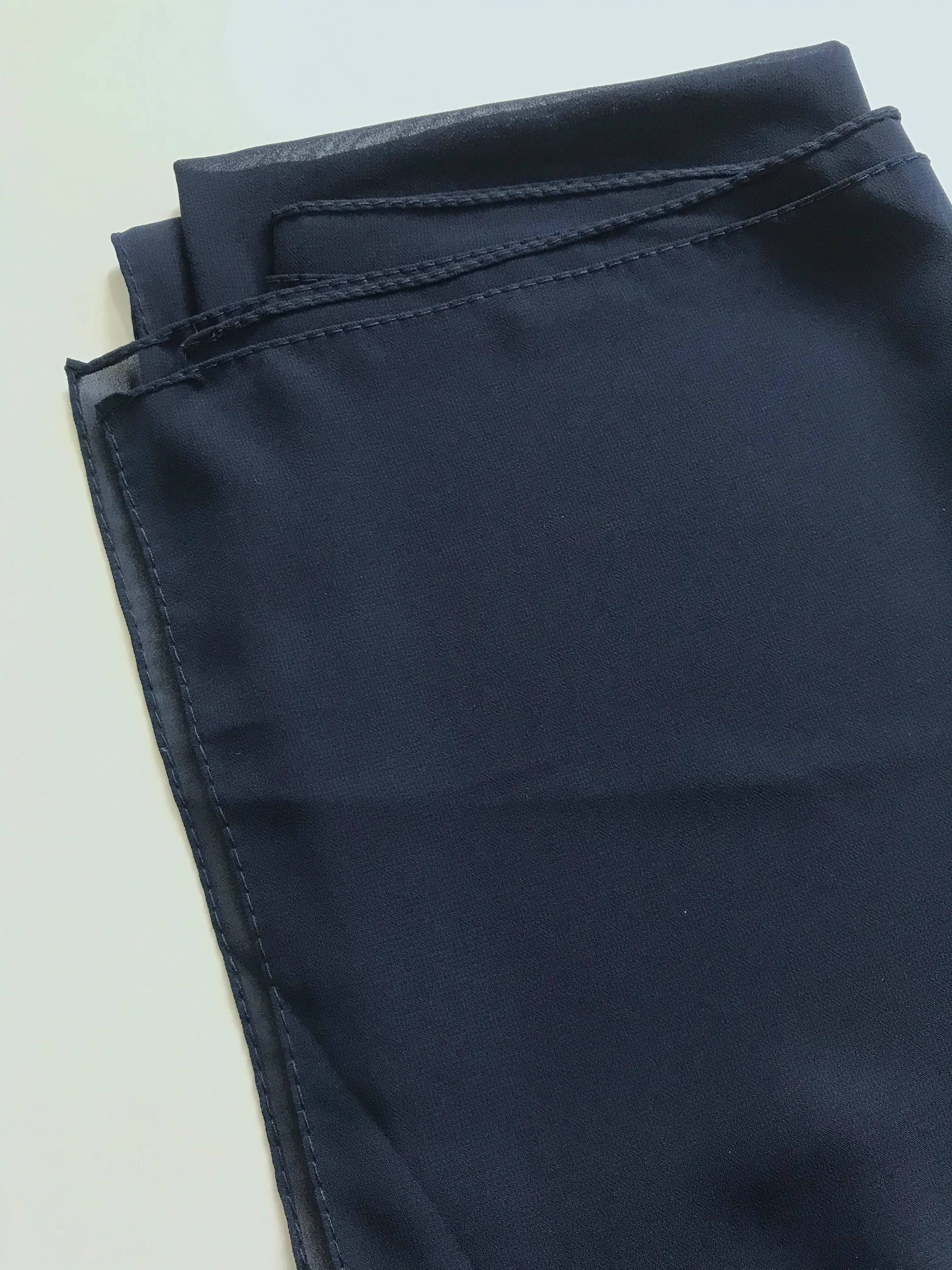 Chiffon Scarf - Rectangle (Blues)