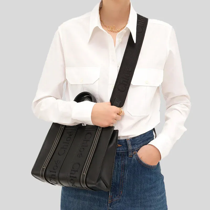 CHLOE Adjustable Strap In Canvas Black RB-CHC24SK892L50001