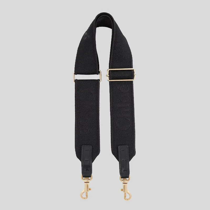 CHLOE Adjustable Strap In Canvas Black RB-CHC24SK892L50001