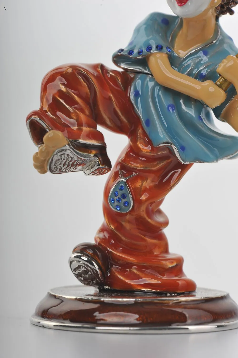 Circus Clown Playing Baseball