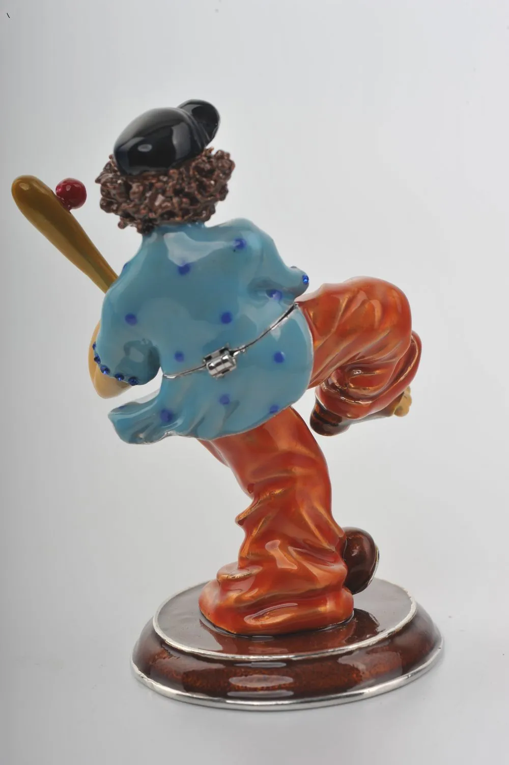 Circus Clown Playing Baseball