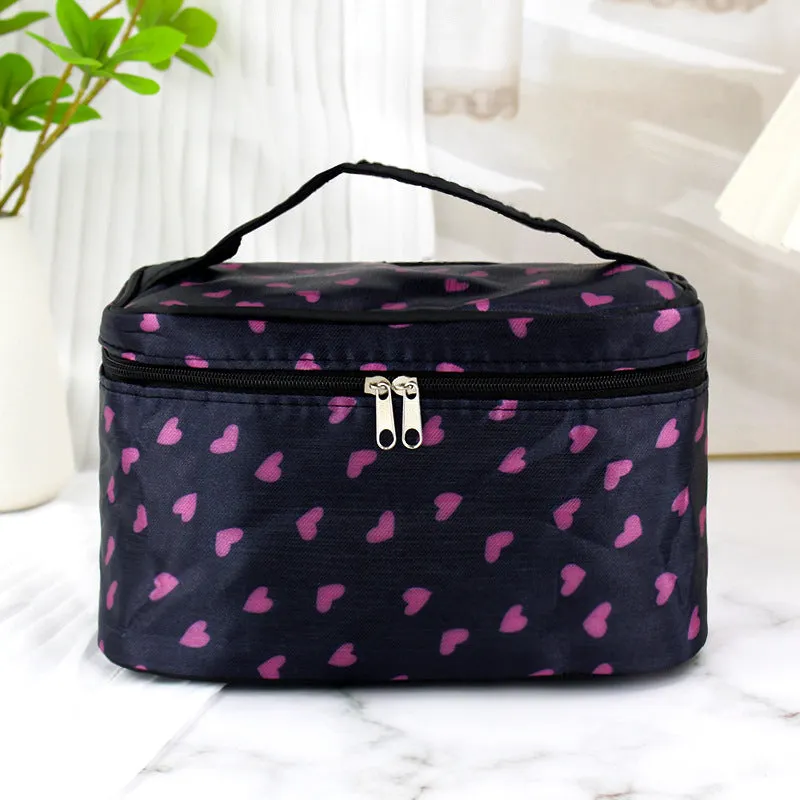 Classic Clutch With Mirror Storage Wash Cosmetic Bags