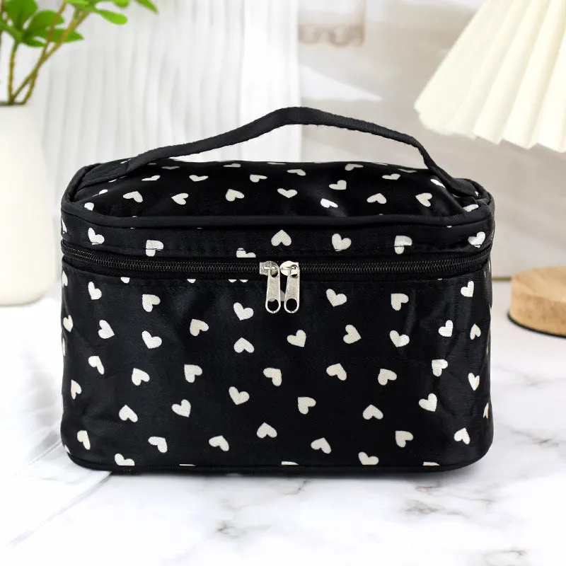 Classic Clutch With Mirror Storage Wash Cosmetic Bags
