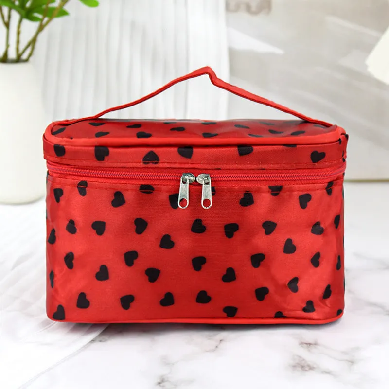 Classic Clutch With Mirror Storage Wash Cosmetic Bags