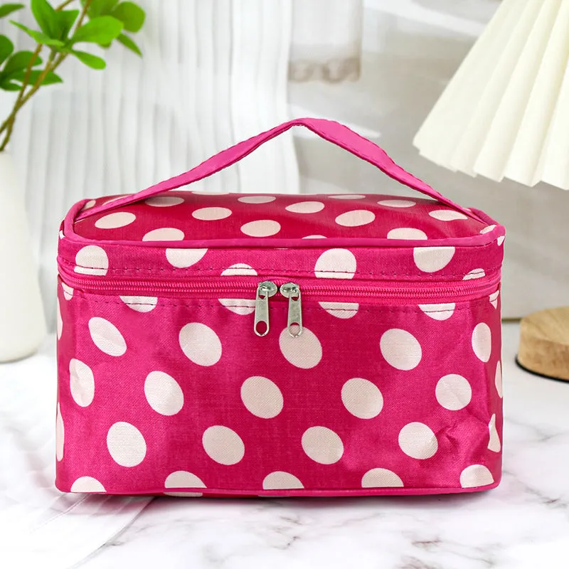 Classic Clutch With Mirror Storage Wash Cosmetic Bags