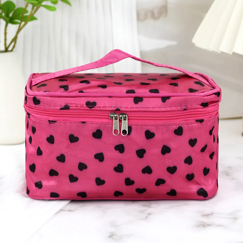 Classic Clutch With Mirror Storage Wash Cosmetic Bags