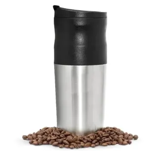 Coffee Maker With Rechargeable Electric Ceramic Coffee Grinder Travel Mug