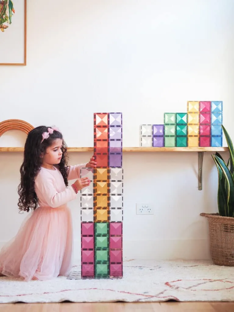 Connetix Magnetic Tiles Pastel Rectangle 24 Piece Pack