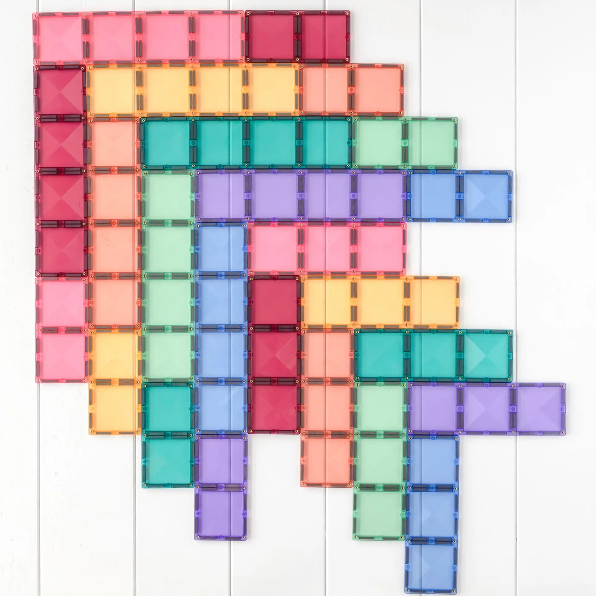 Connetix Magnetic Tiles Pastel Rectangle 24 Piece Pack