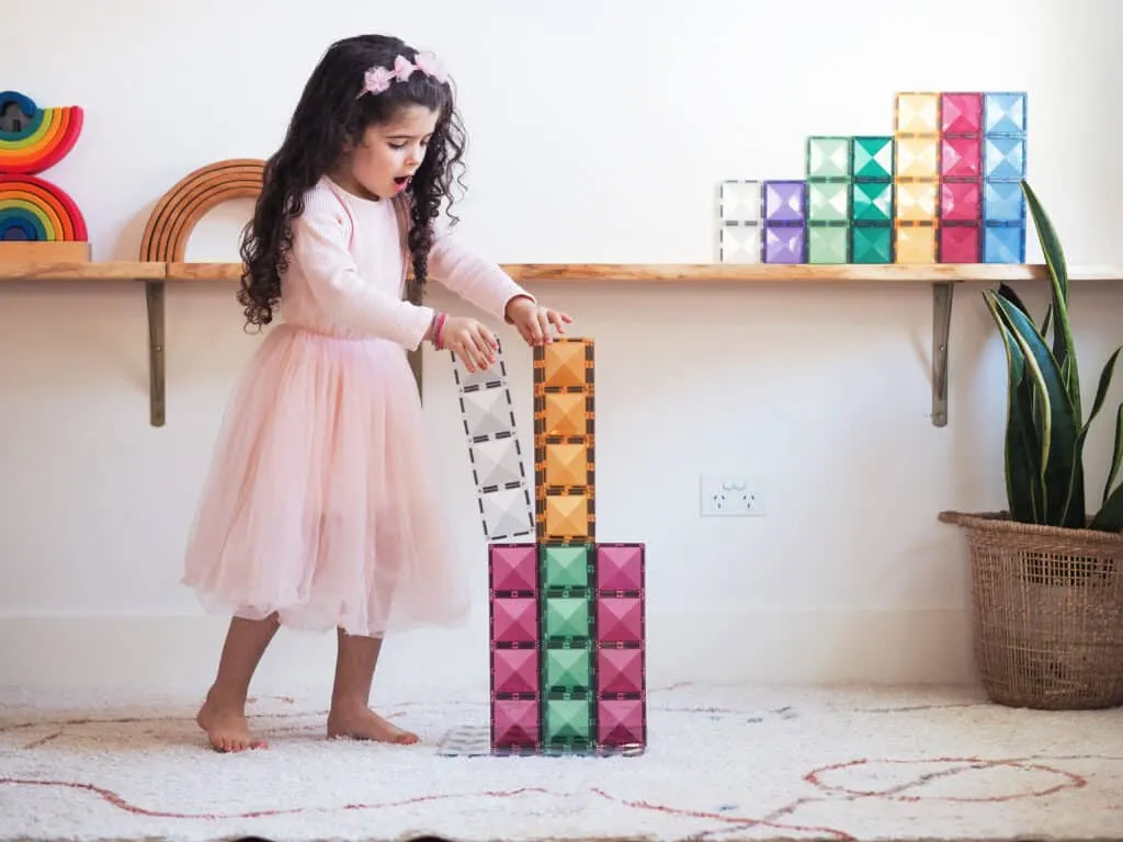 Connetix Magnetic Tiles Pastel Rectangle 24 Piece Pack