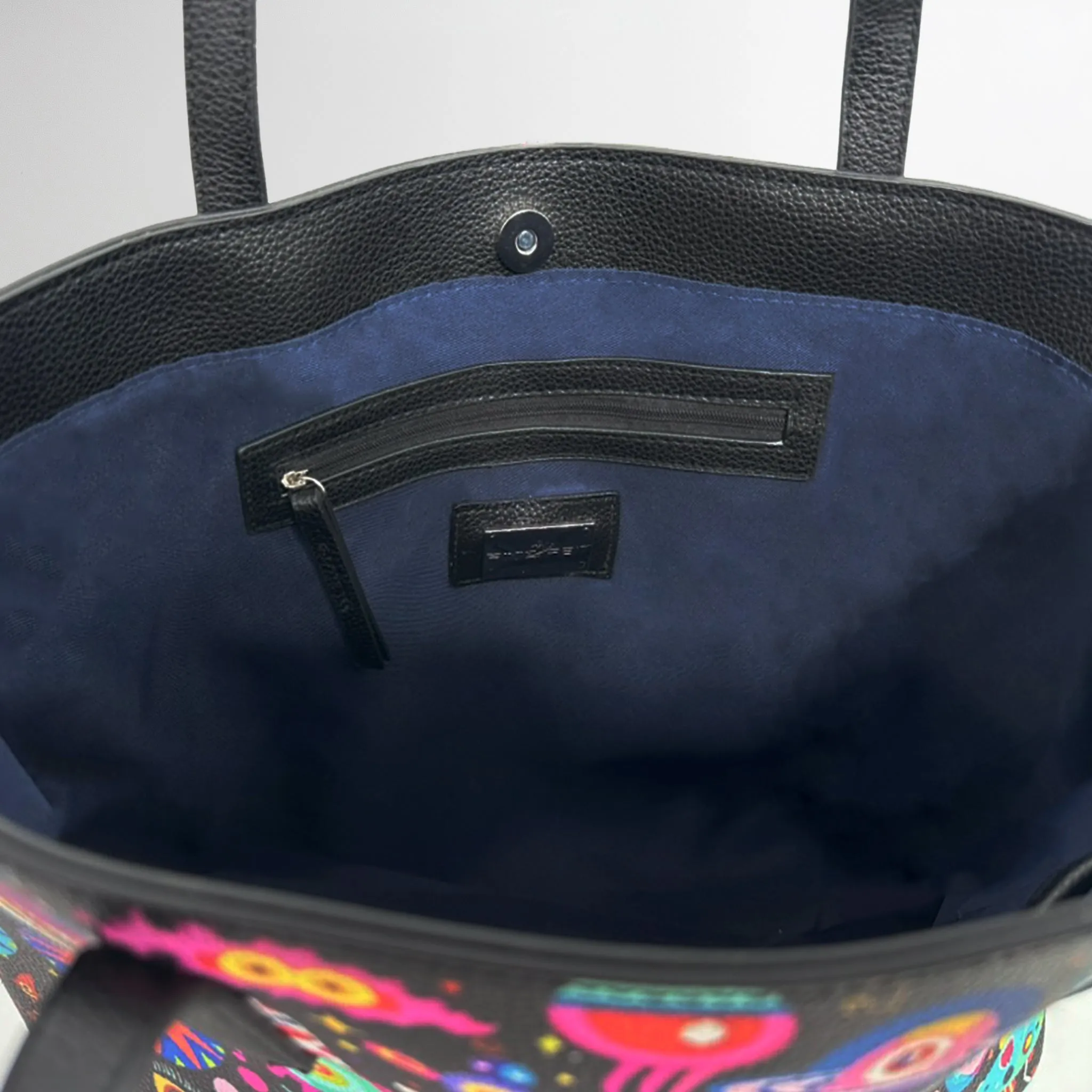 Cosmic Chucklers Vegan Leather Tote Bag