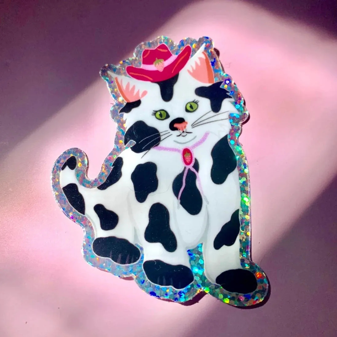 Cowgirl Kitten Sticker