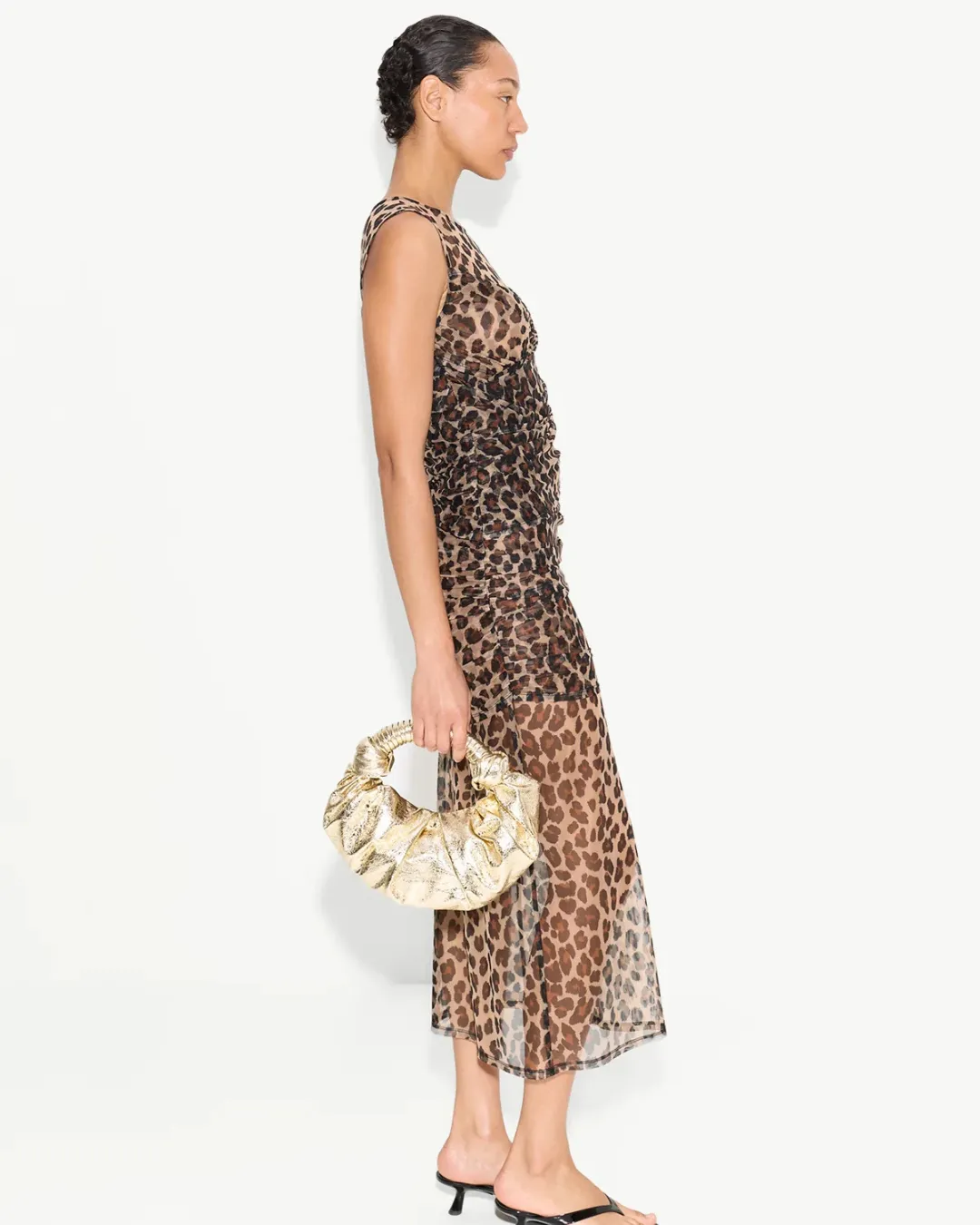 CRINKLE METALLIC LOPSY BAG