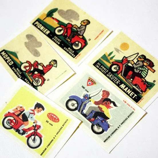 Czech Matchbox Label Stickers-Ver.03