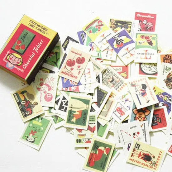 Czech Matchbox Label Stickers-Ver.03