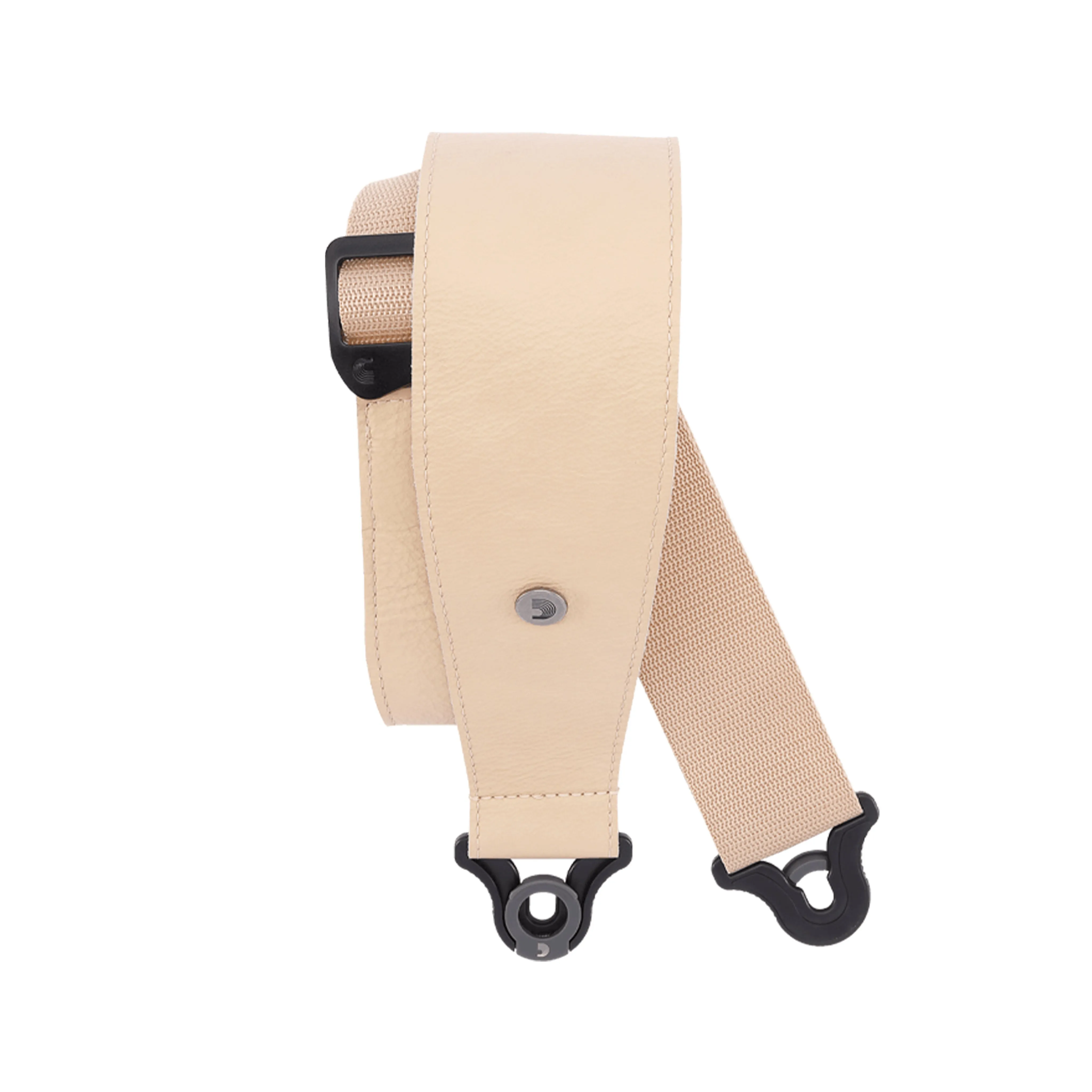 D'Addario 30BAL01 3-Inch Comfort Leather Auto-Lock Guitar Strap, Tan