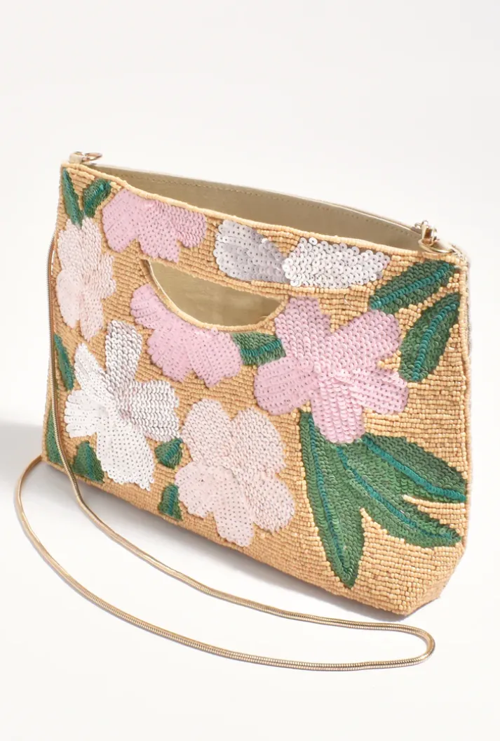 DAHILA FLORAL CLASSIC CLUTCH