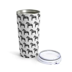 Dala Horse Print 20 oz Insulated Tumbler