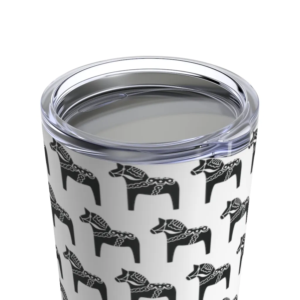 Dala Horse Print 20 oz Insulated Tumbler