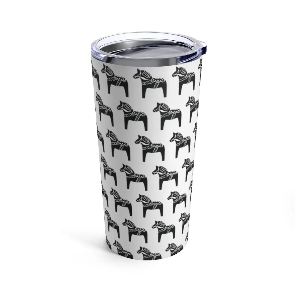 Dala Horse Print 20 oz Insulated Tumbler
