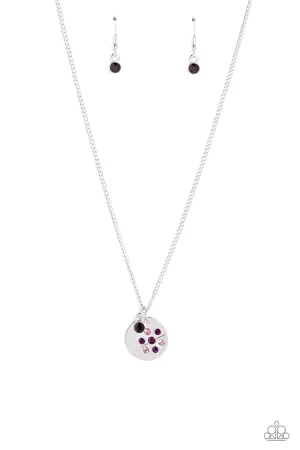 Dandelion Delights - Purple Necklace