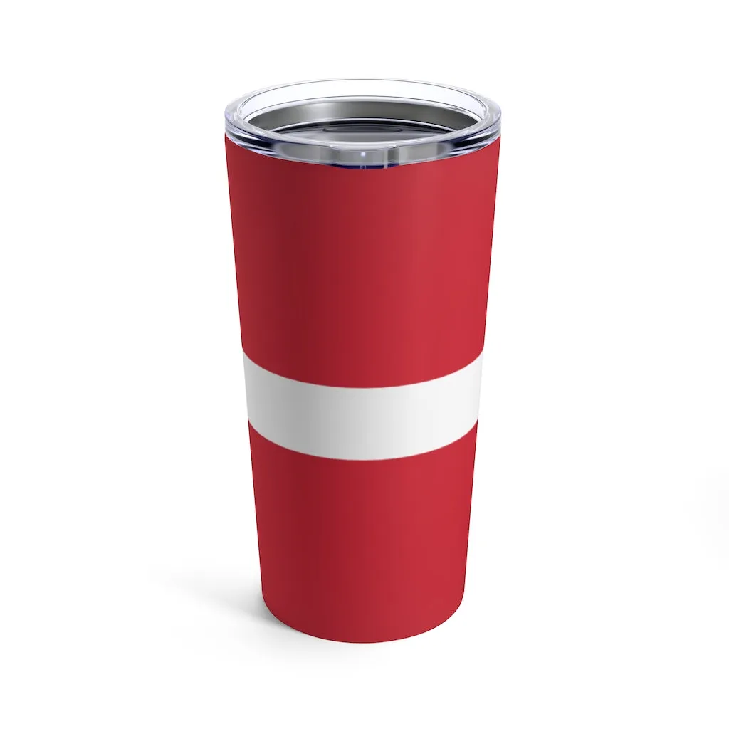 Danish Flag 20 oz Insulated Tumbler