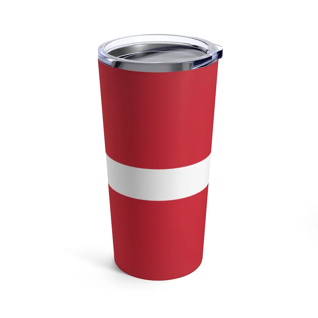 Danish Flag 20 oz Insulated Tumbler