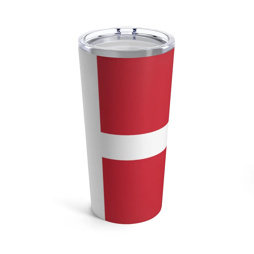 Danish Flag 20 oz Insulated Tumbler