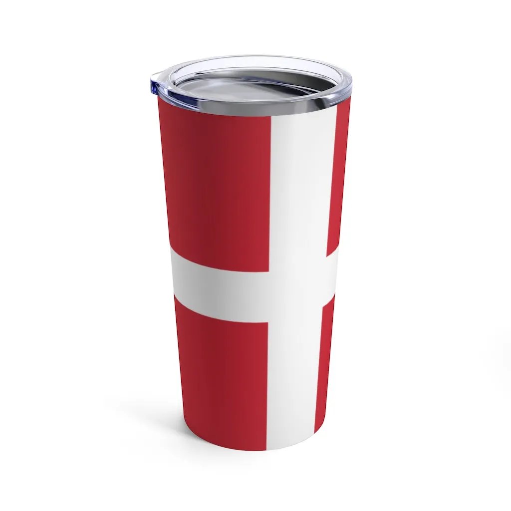Danish Flag 20 oz Insulated Tumbler
