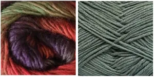DARK GREY   VERDANA - Embossed Phoenix Scarf KIT