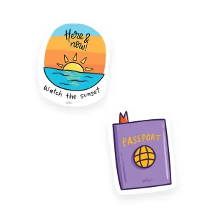 Decal Stickers / Wanderlust - Set of 2