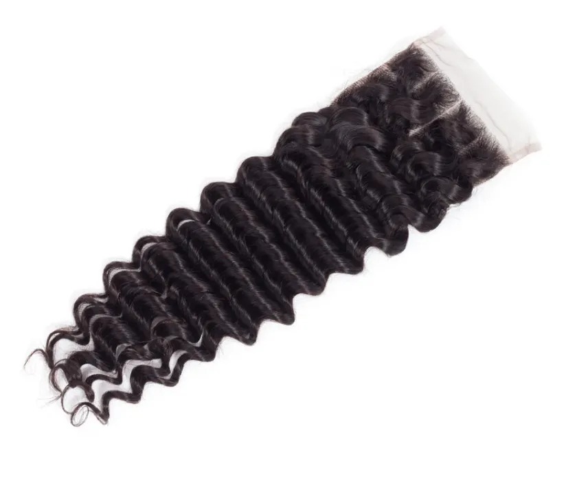 Deep Wave Closure 4*4 Lace Closure Natural Color MYLOCKME