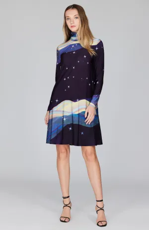 Desert Dreams Turtleneck Trapeze Dress