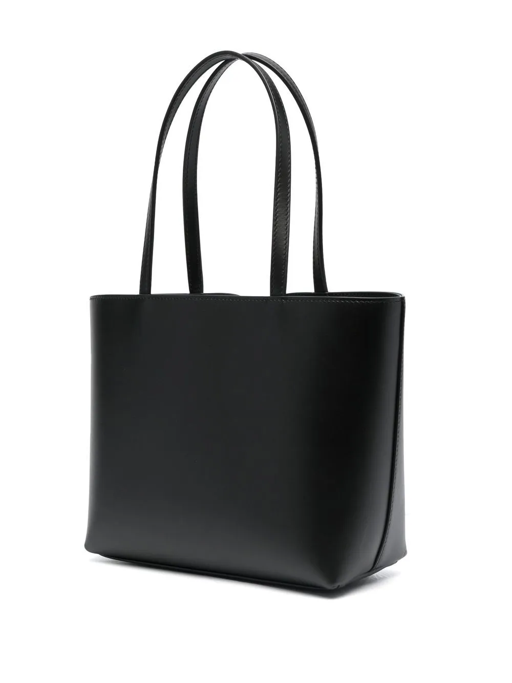 Dg logo small leather tote bag