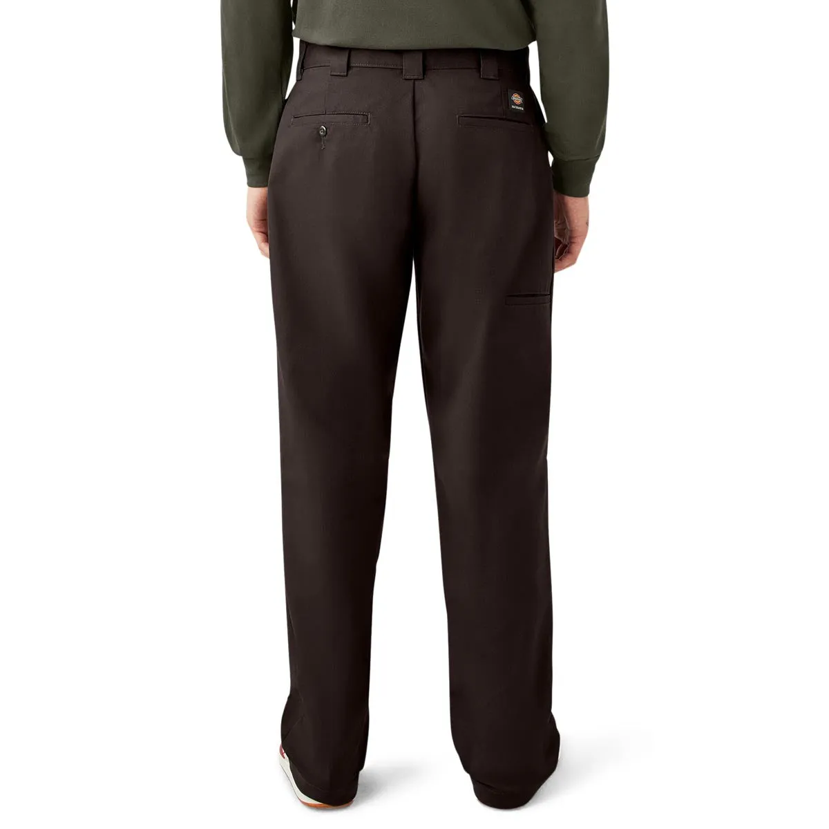 Dickies Jamie Foy Loose Straight Twill Pants - Dark Brown