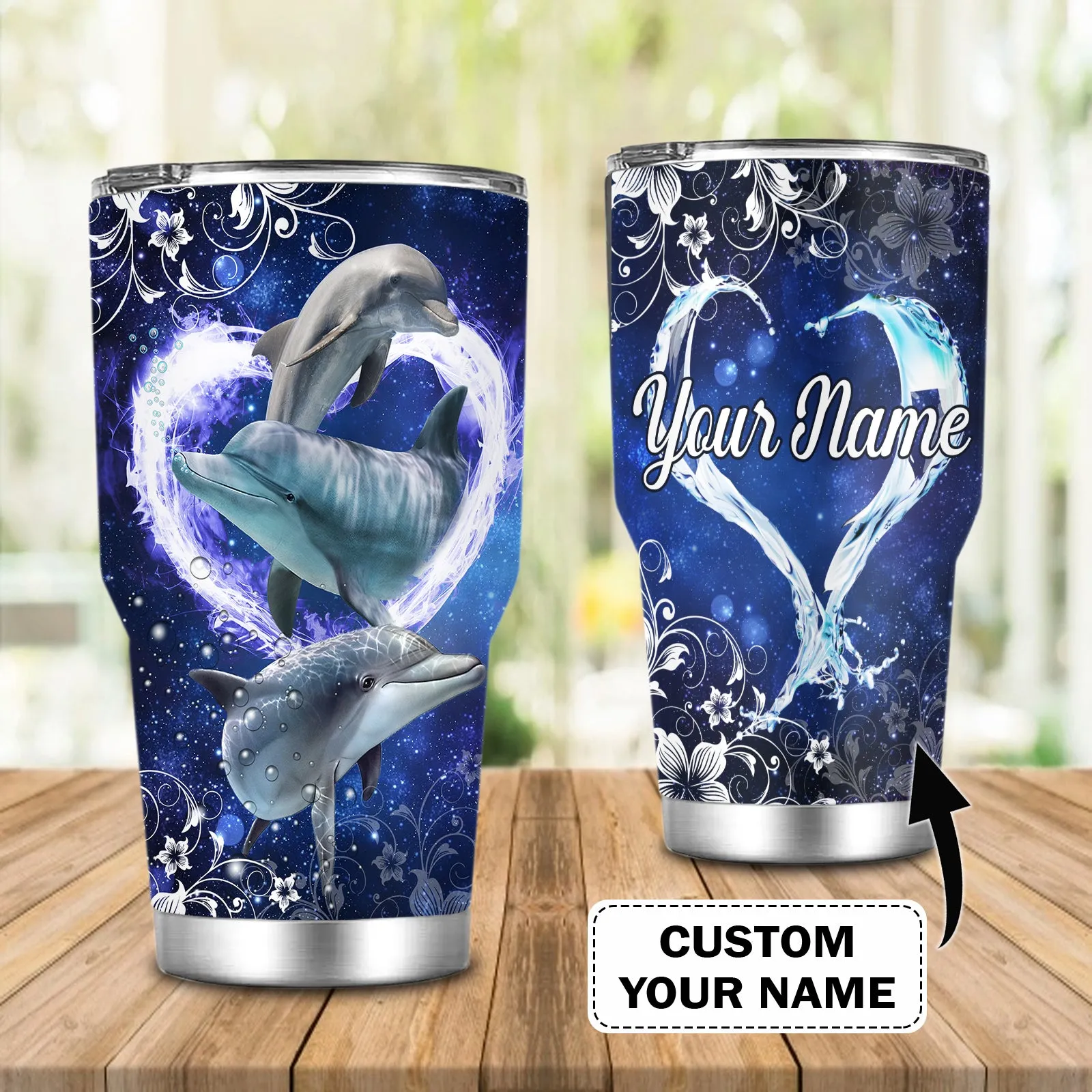 Dolphin - Custom Tumbler - HN95