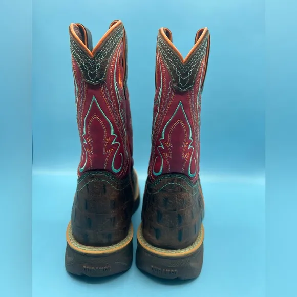 Durango Kid’s 8” Western Boot Square Toe - Size 2M DBT0233C