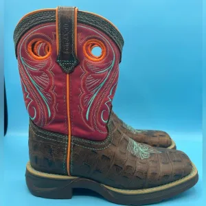 Durango Kid’s 8” Western Boot Square Toe - Size 2M DBT0233C