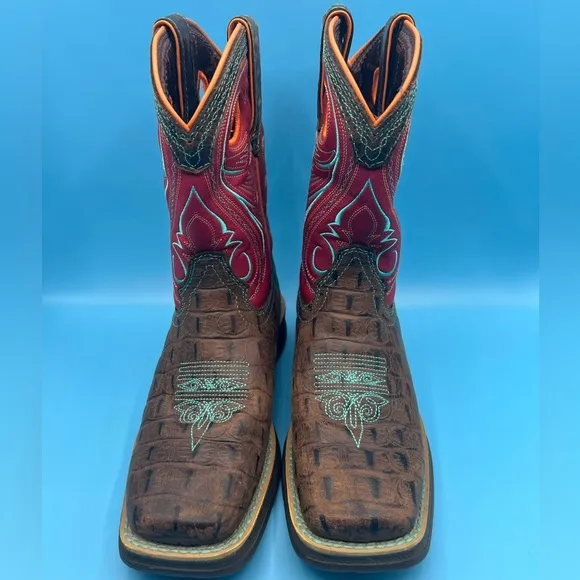 Durango Kid’s 8” Western Boot Square Toe - Size 2M DBT0233C