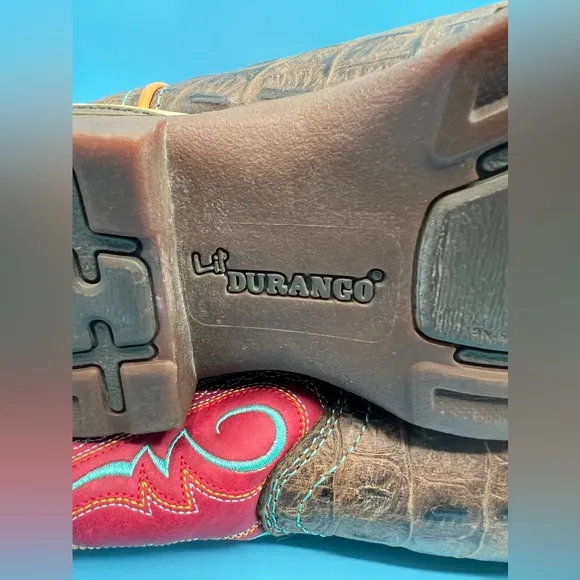 Durango Kid’s 8” Western Boot Square Toe - Size 2M DBT0233C
