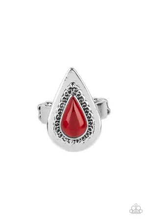 Earthy Glow Red Ring Paparazzi