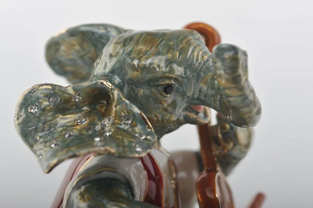 Elephant Playing the Cello