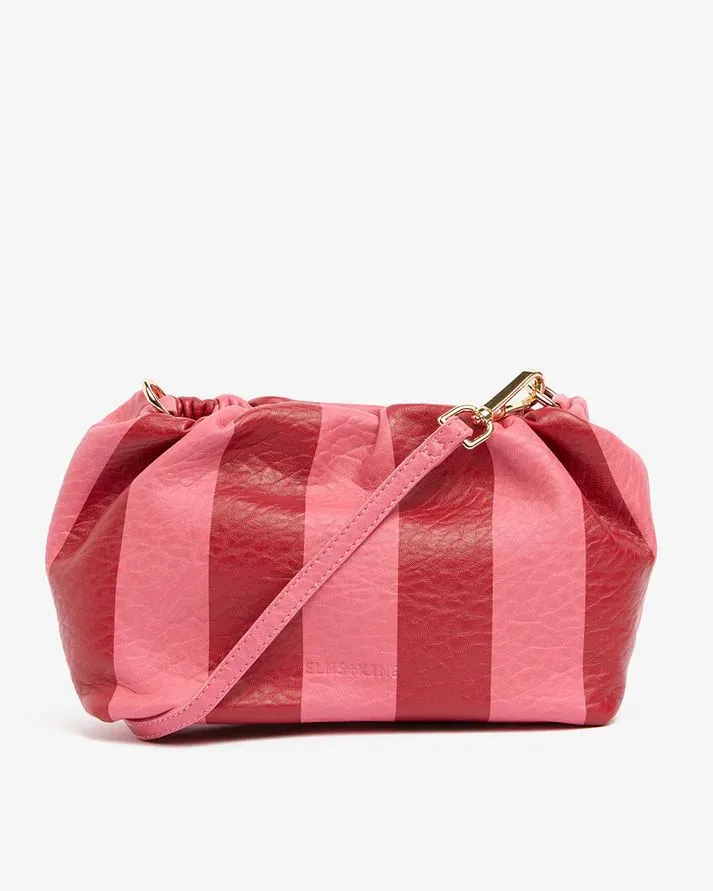 ELMS   KING Monty Crossbody Bag - Burgundy Stripe