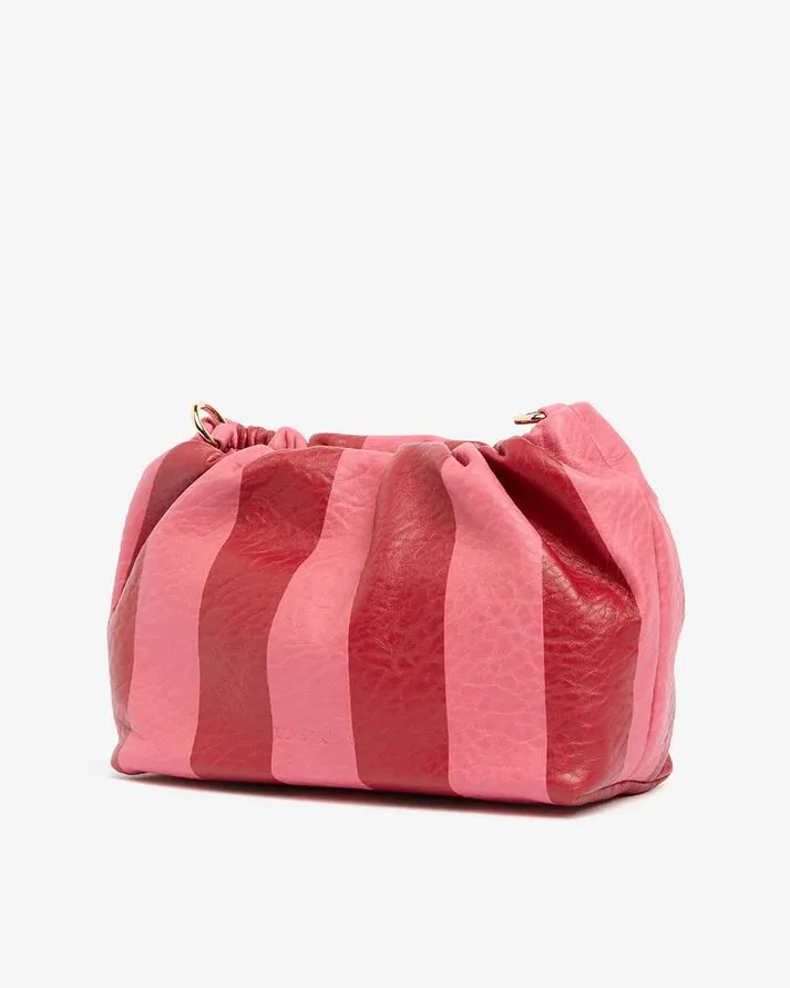 ELMS   KING Monty Crossbody Bag - Burgundy Stripe