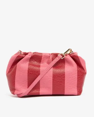 ELMS   KING Monty Crossbody Bag - Burgundy Stripe