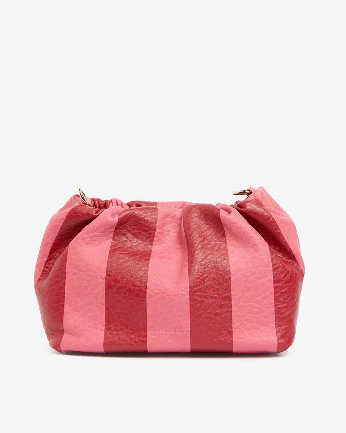 ELMS   KING Monty Crossbody Bag - Burgundy Stripe
