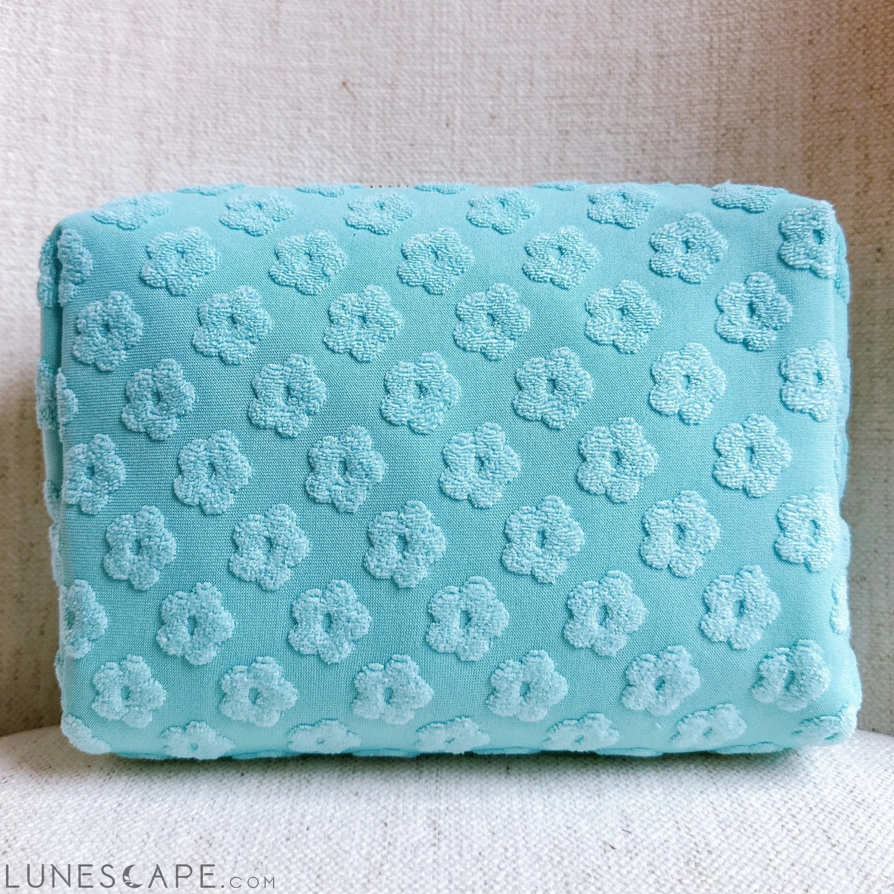 Embossed Daisy Blossom Cosmetic Case