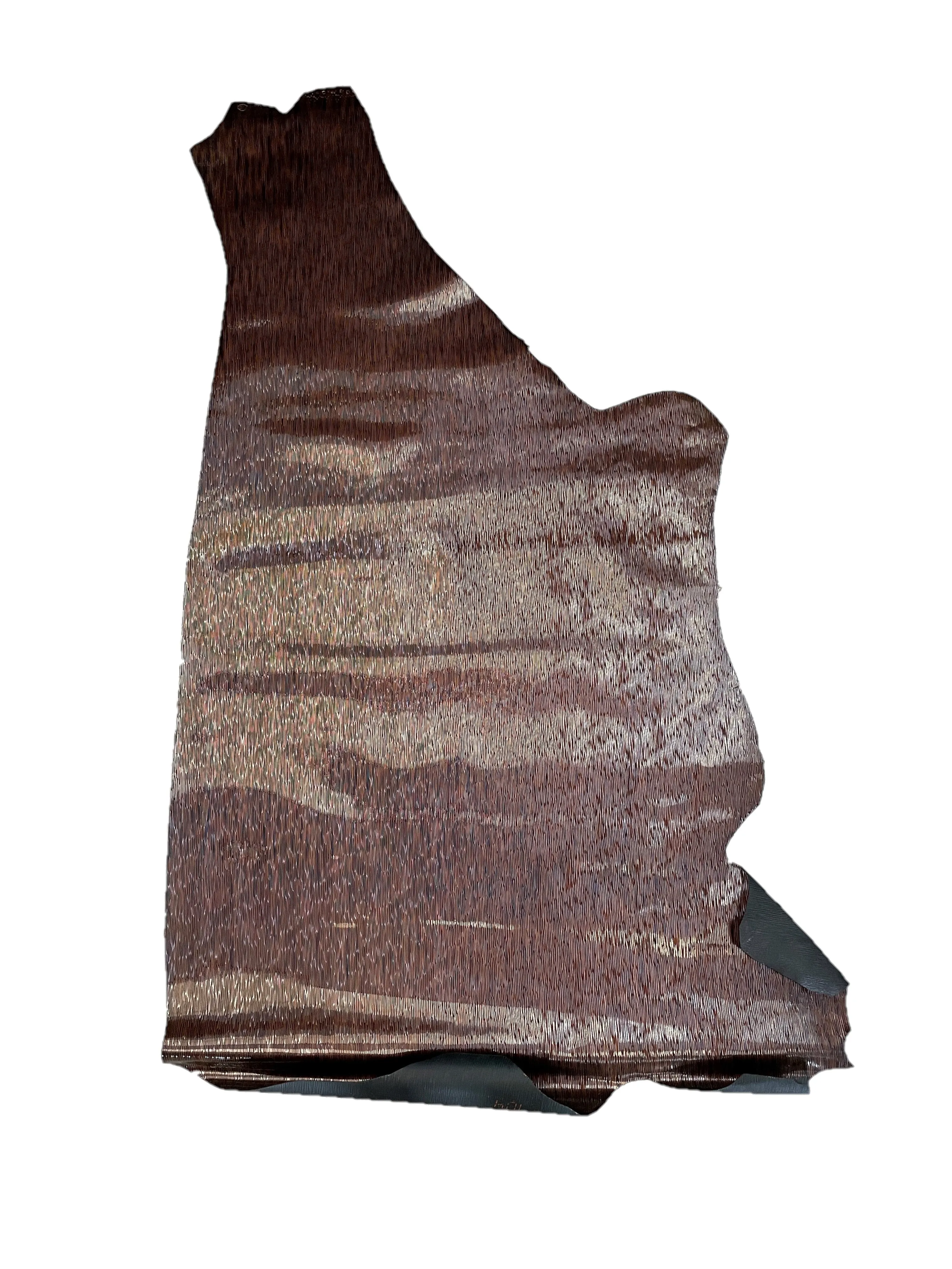 Embossed Woodgrain Cow Side | Brown | 1.0mm | 11 sq.ft | $100 ea.