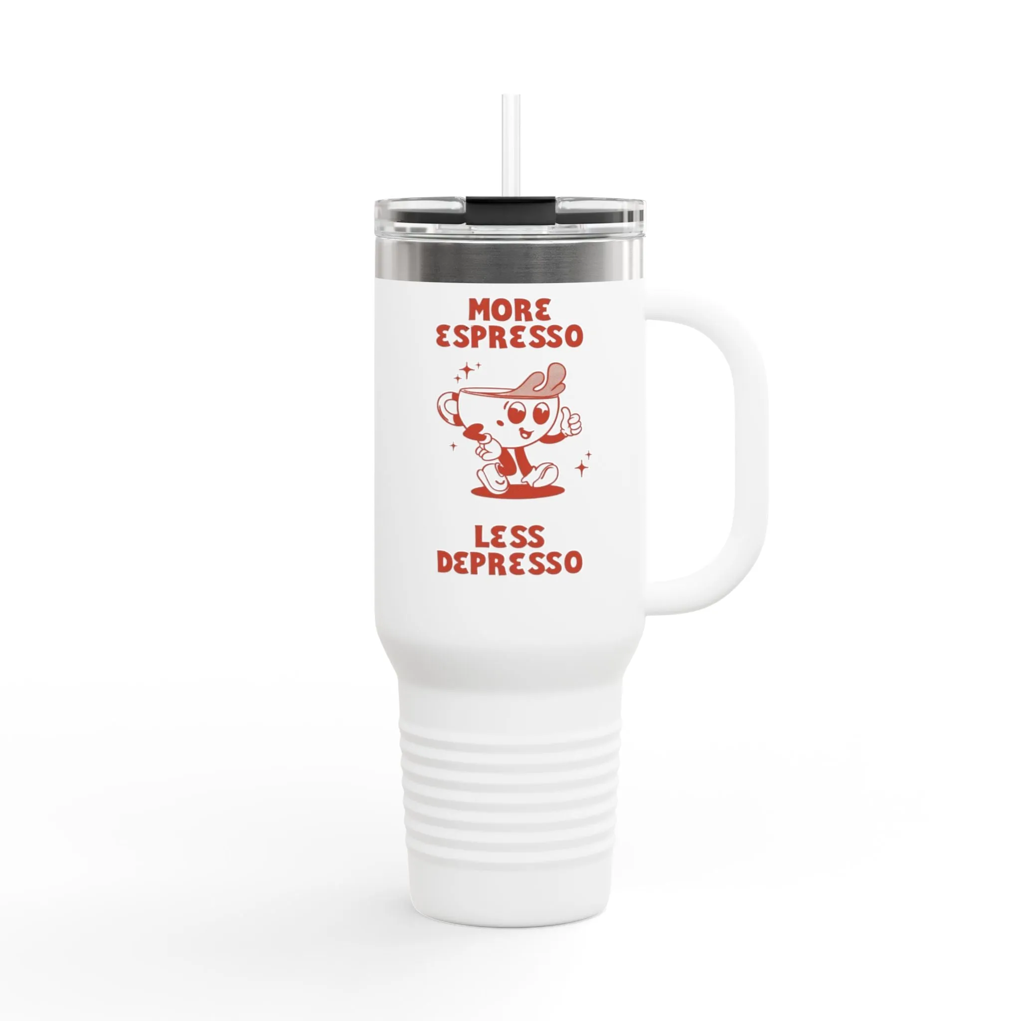Espresso Depresso Insulated Travel Mug - 40oz