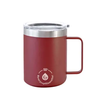 EVEREST Insulated Stainless Steel Travel Mug, Cottage Red